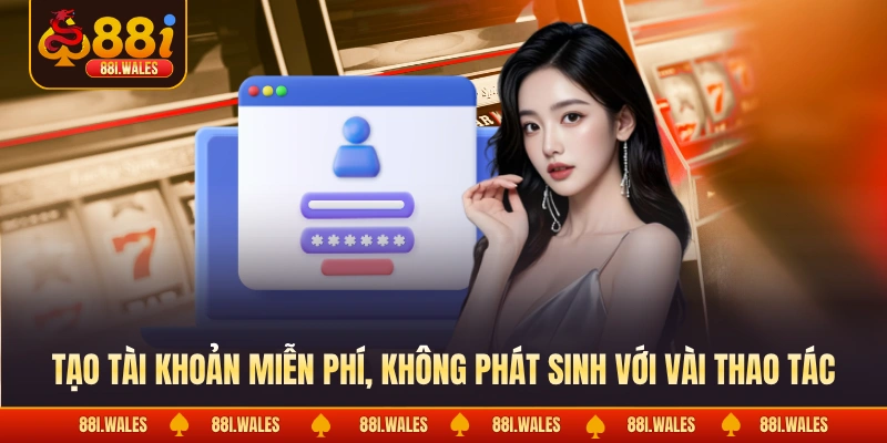 88I 21 Tạo tài khoản miễn phí, không phát sinh với vài thao tác