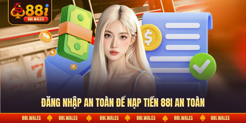 Đăng nhập an toàn để nạp tiền 88I an toàn